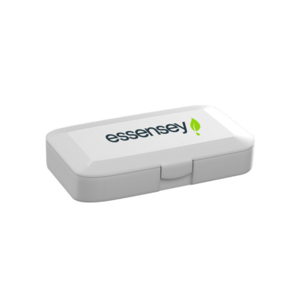 Tabletikarp TREC ESSENSEY Pillbox, valge