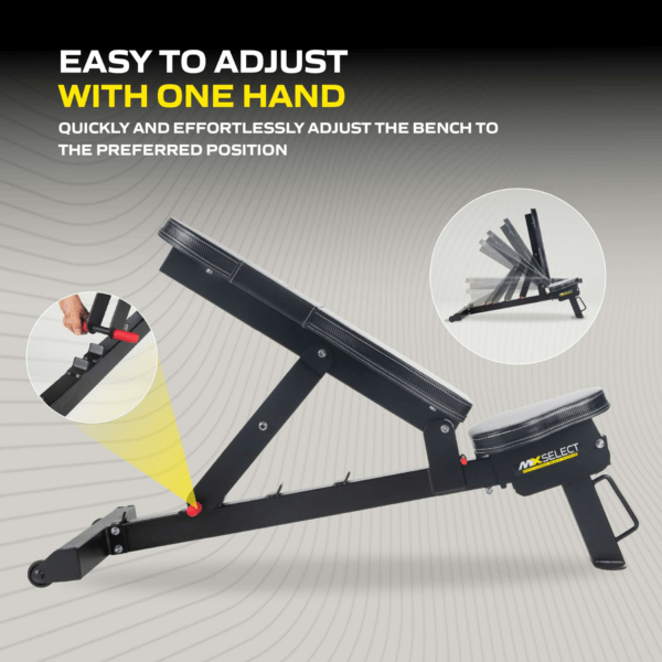 Treeningpink TUNTURI MX Select Adjustable Weight Bench - Image 2