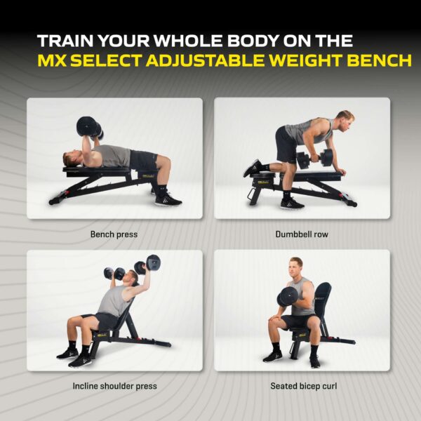 Treeningpink TUNTURI MX Select Adjustable Weight Bench - Image 7