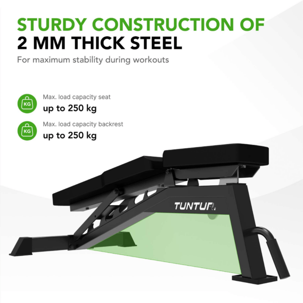 Treeningpink Tunturi UB70 Utility Bench - Image 6