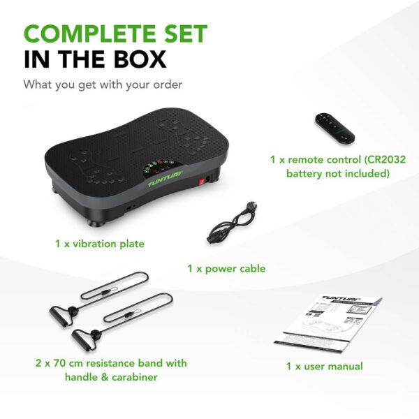 Vibratsiooniplaat TUNTURI Cardio Fit V30 - Image 9