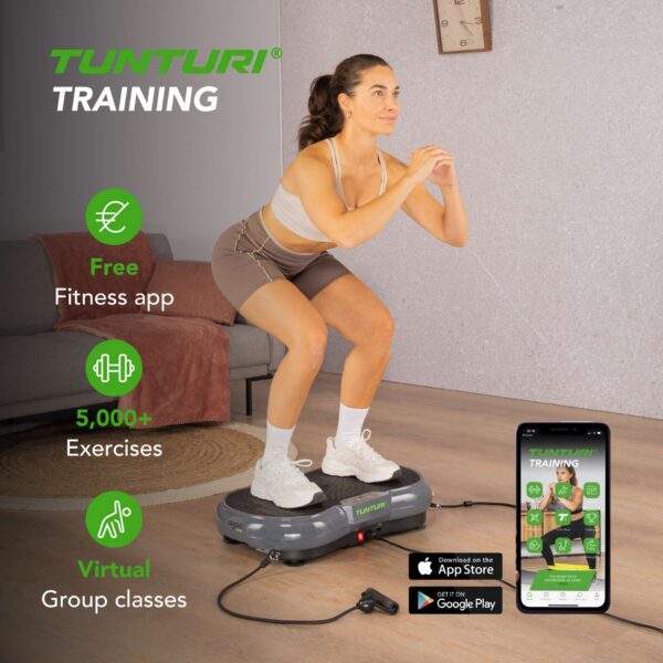 Vibratsiooniplaat TUNTURI Cardio Fit V40 - Image 7