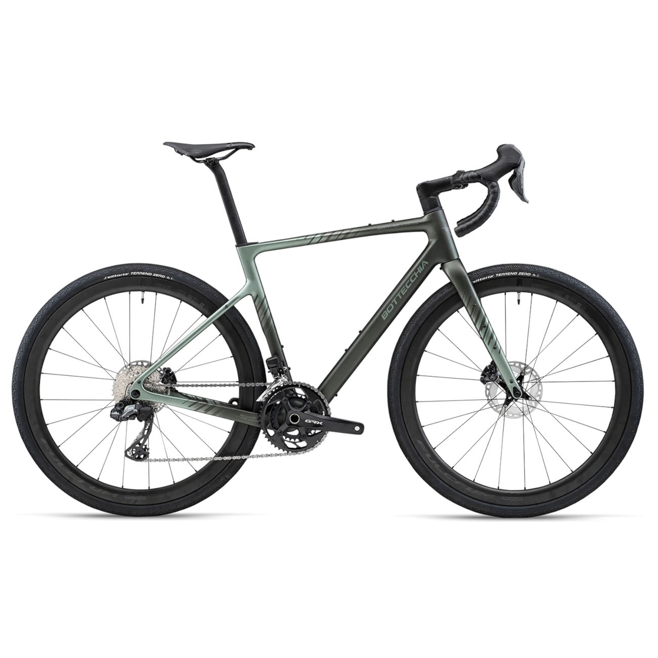 Gravel jalgratas BOTTECCHIA Gravel Overland - GRX400 20s - 59 Green (M)