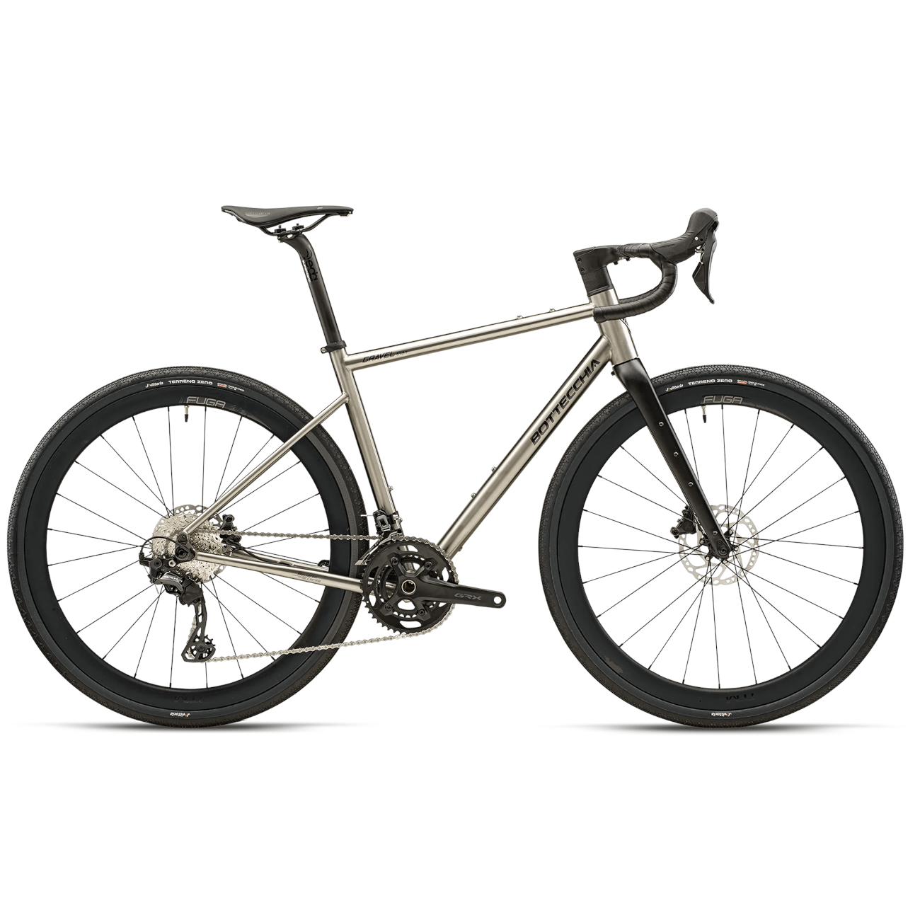 Gravel jalgratas BOTTECCHIA Gravel Titan - GRX610 24s - 72 Titanium (L)