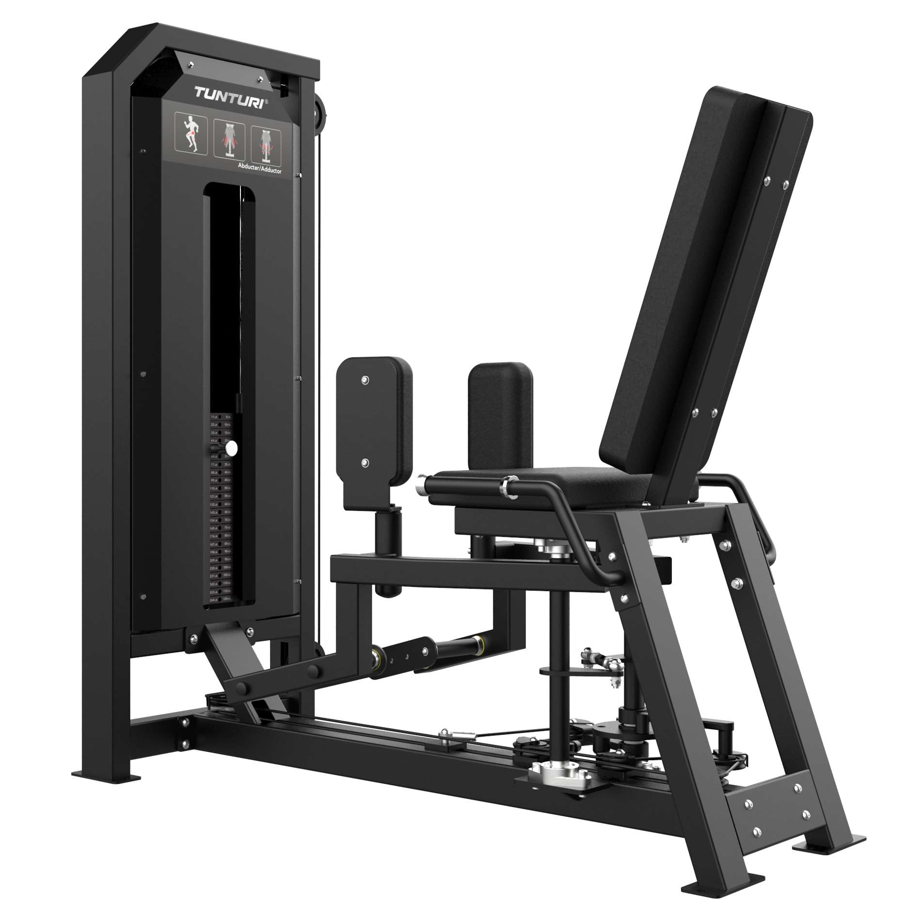 Jõujaam TUNTURI Platinum - Dual Abductor/Adductor - Selectorized V-Series - Image 3