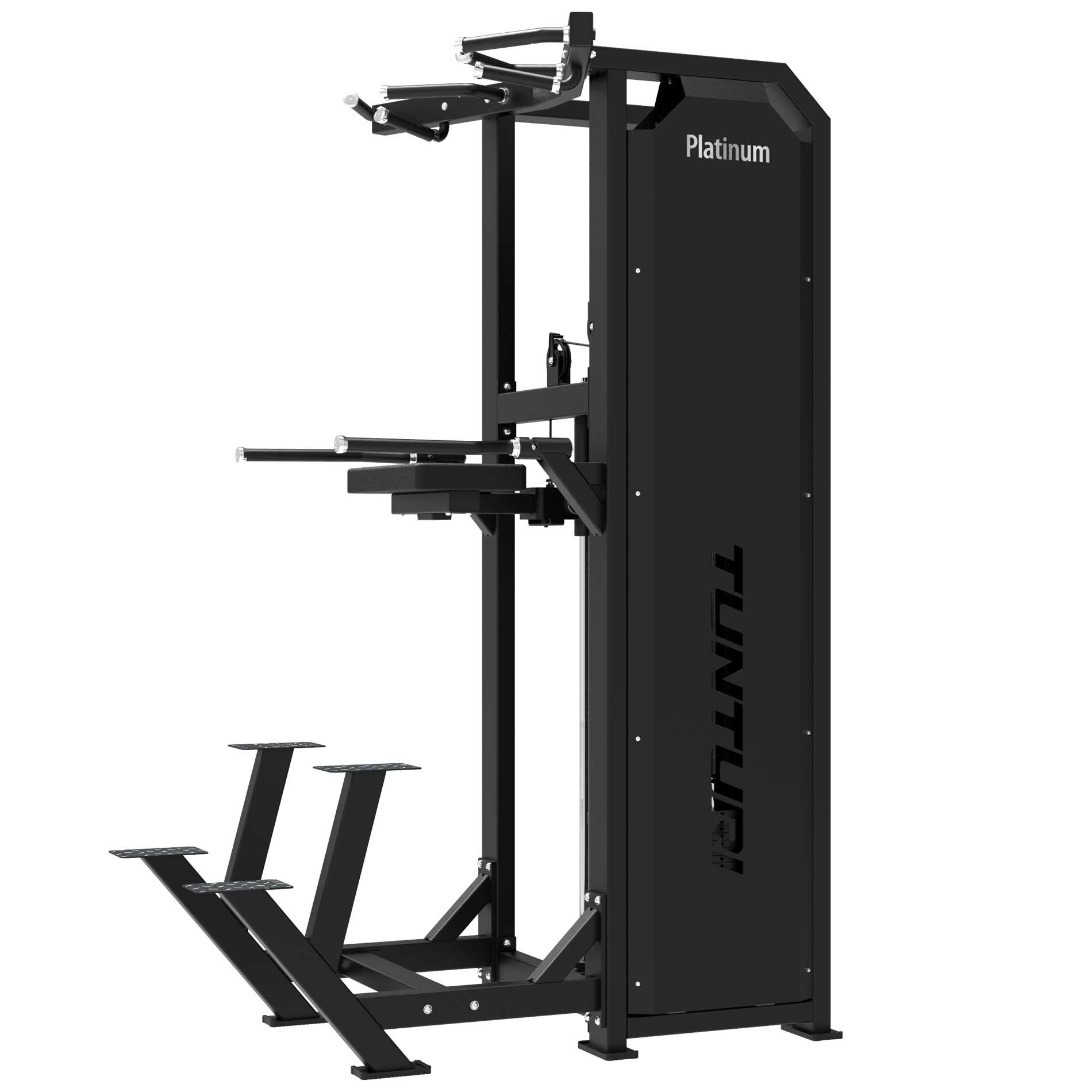 Jõujaam TUNTURI Platinum - Dual Assisted Chin Up/Dip - Selectorized V-Series - Image 4
