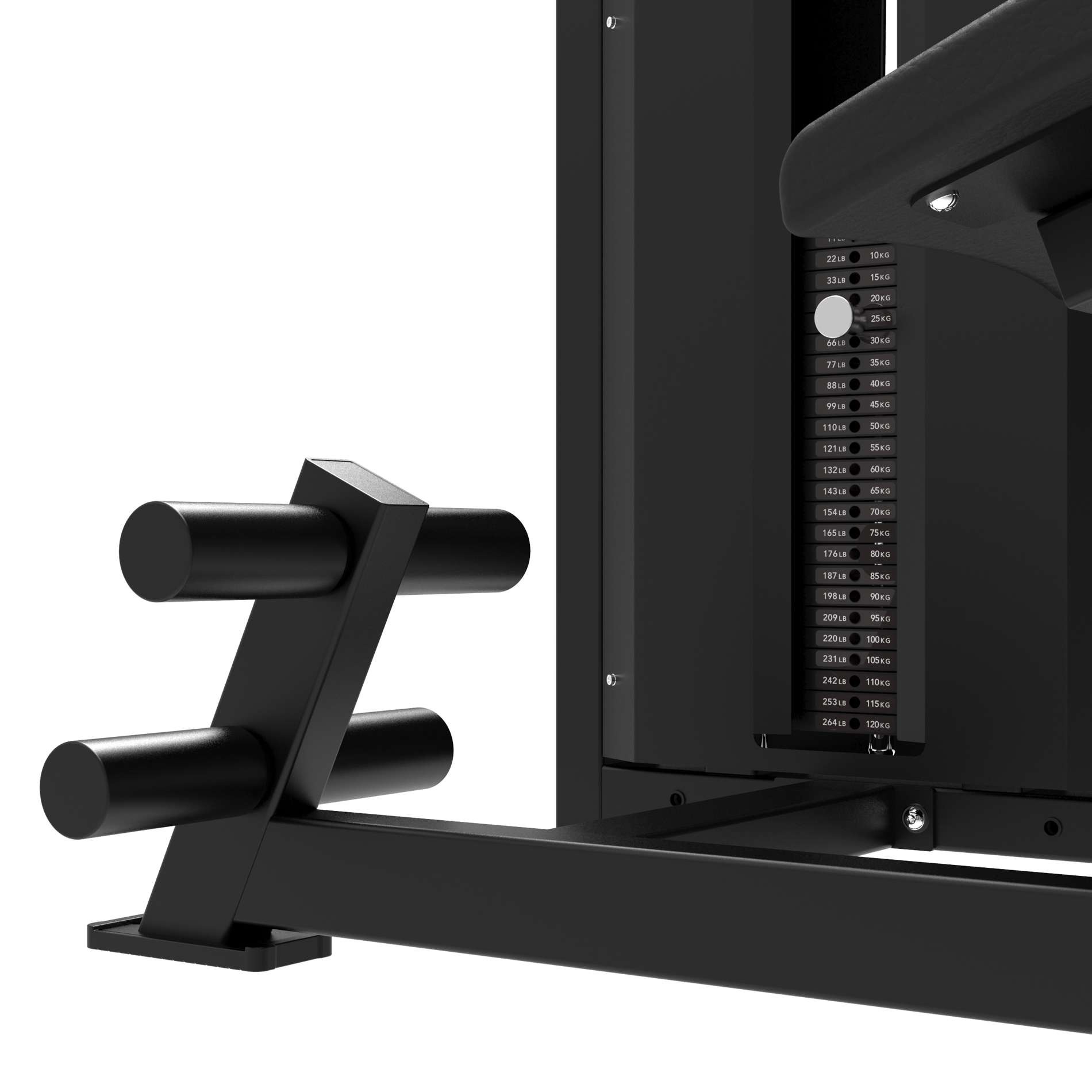 Jõujaam TUNTURI Platinum - Dual Back/Abdominal Combo - Selectorized - V-Series - Image 8