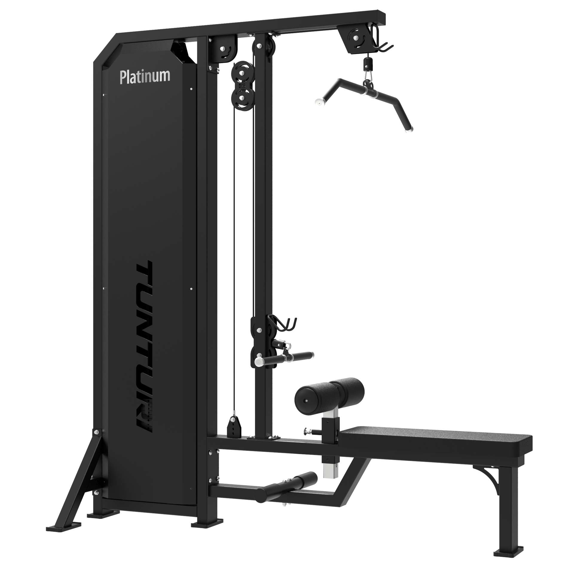 Jõujaam TUNTURI Platinum - Dual Lat Pulldown/Low Row - Selectorized V-Series - Image 4