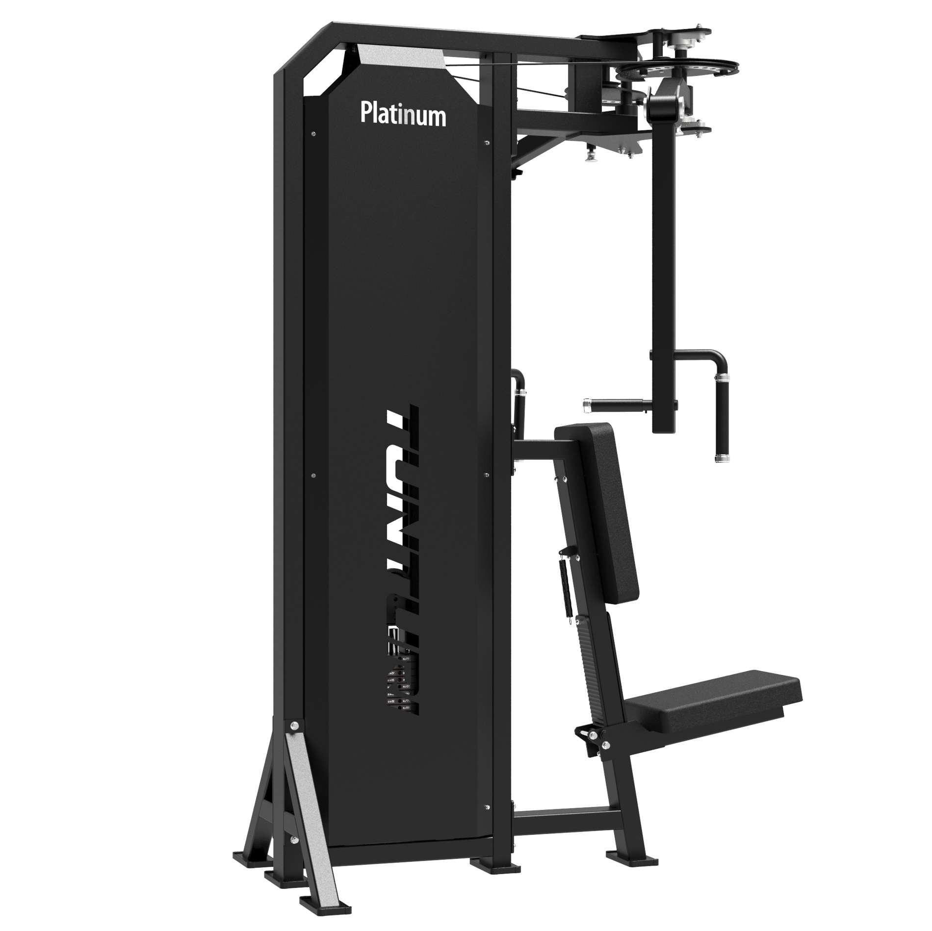 Jõujaam TUNTURI Platinum - Dual Pec Fly/Rear Delt Strength Station - Selectorized - V-Series - Image 3
