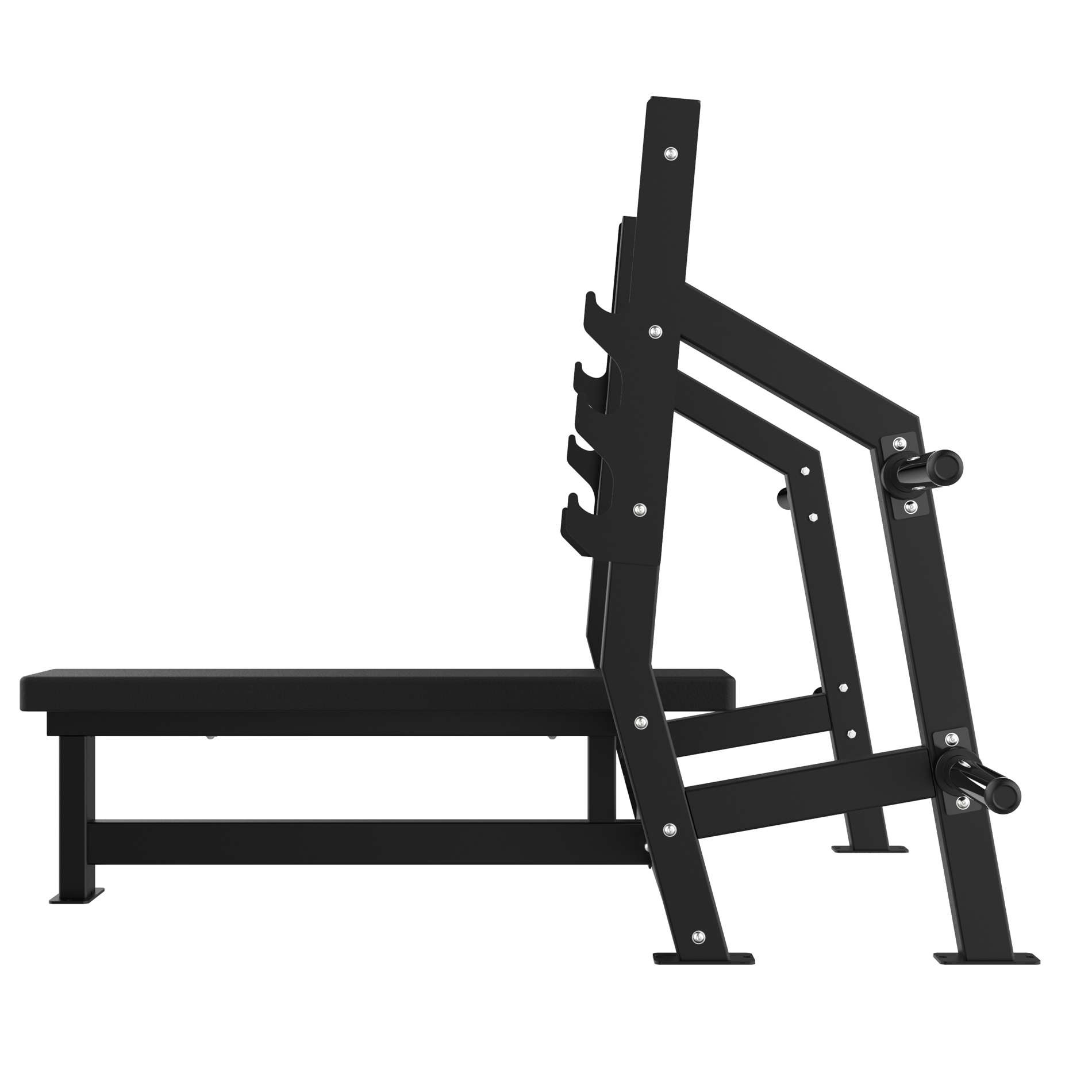 Jõujaam TUNTURI Platinum - Horizontal Bench Press Strength Station - Plate Loaded - V-Series - Image 3