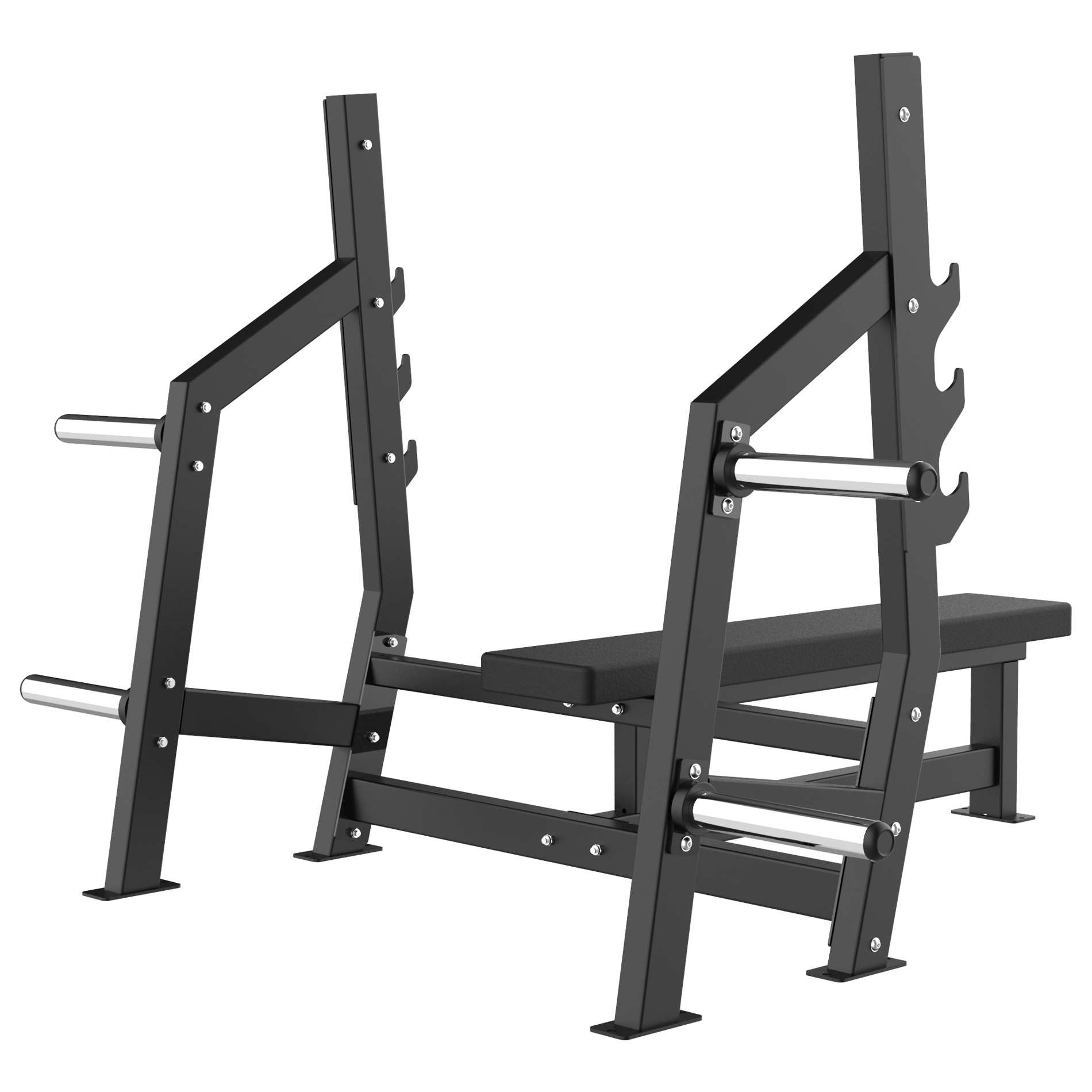 Jõujaam TUNTURI Platinum - Horizontal Bench Press Strength Station - Plate Loaded - V-Series - Image 5