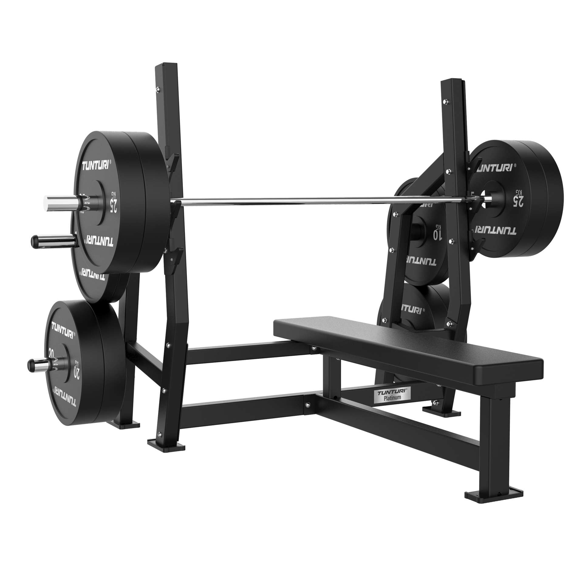 Jõujaam TUNTURI Platinum - Horizontal Bench Press Strength Station - Plate Loaded - V-Series - Image 7