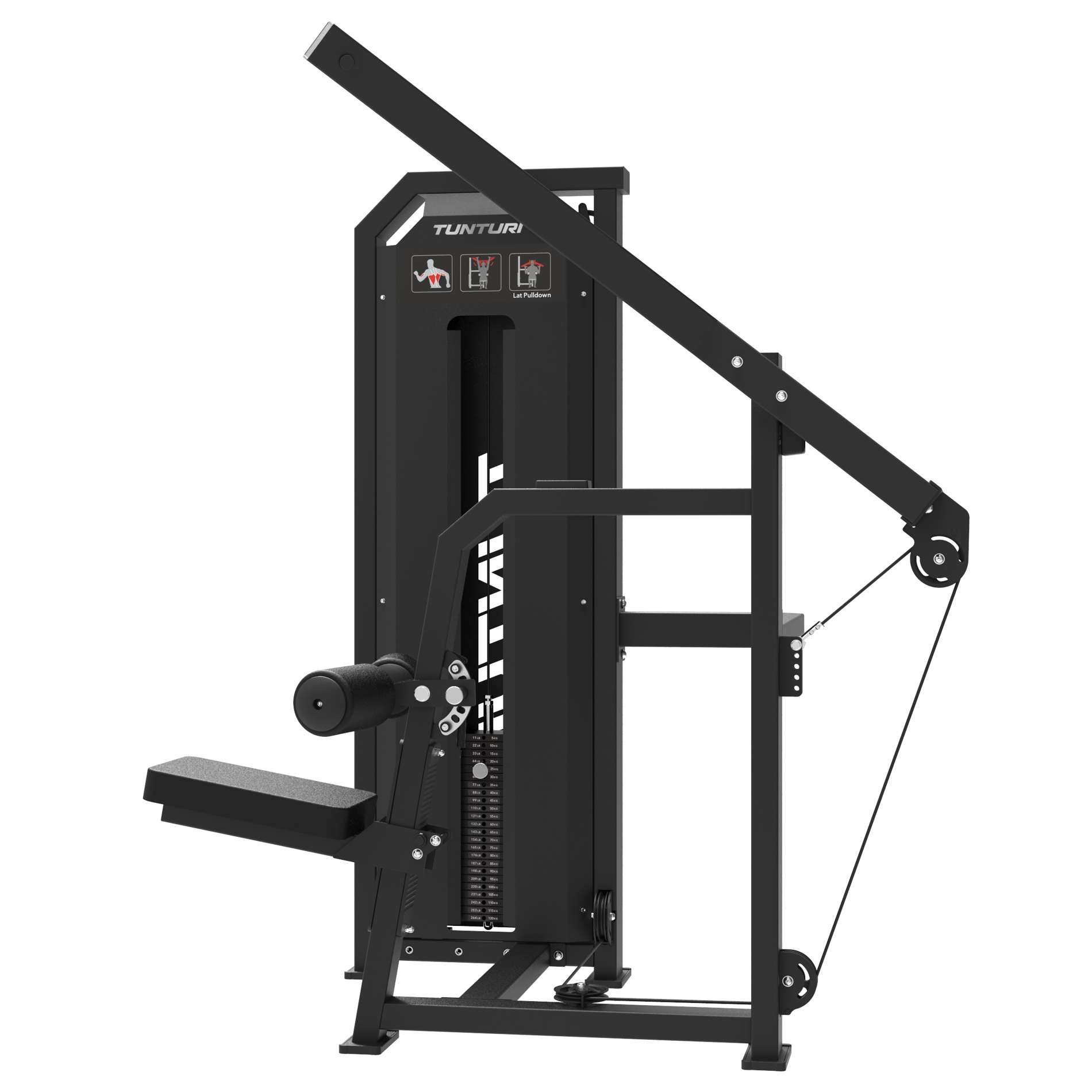 Jõujaam TUNTURI Platinum - Lat Pulldown - Selectorized - V-Series - Image 3