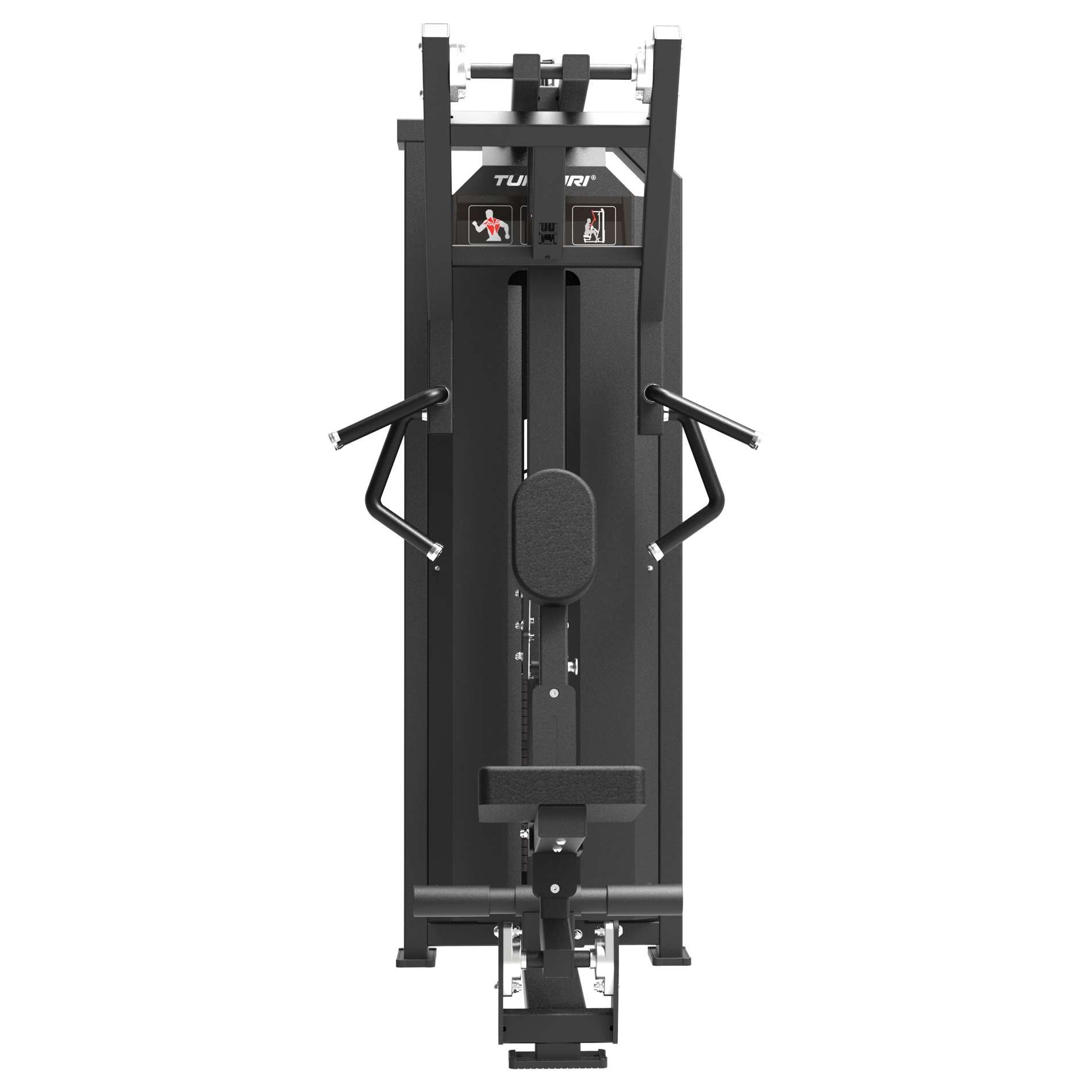 Jõujaam TUNTURI Platinum - Seated Row Strength Station - Selectorized - V-Series - Image 3