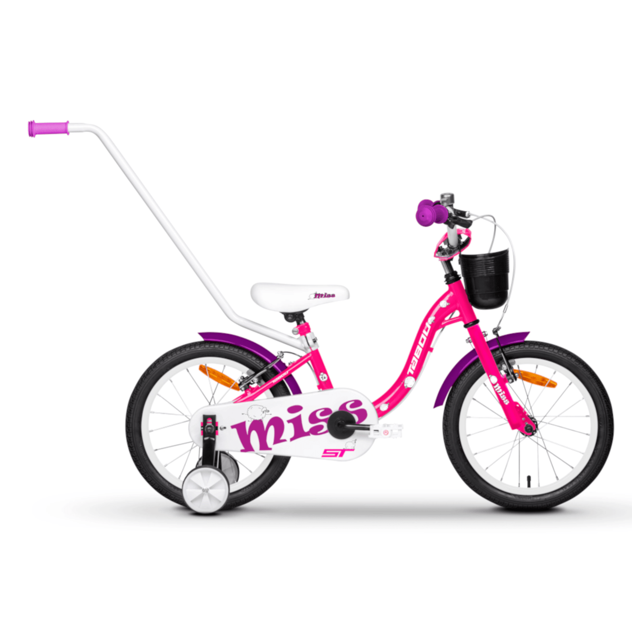 Laste jalgratas TABOU Miss ST, 12" roosa-valge
