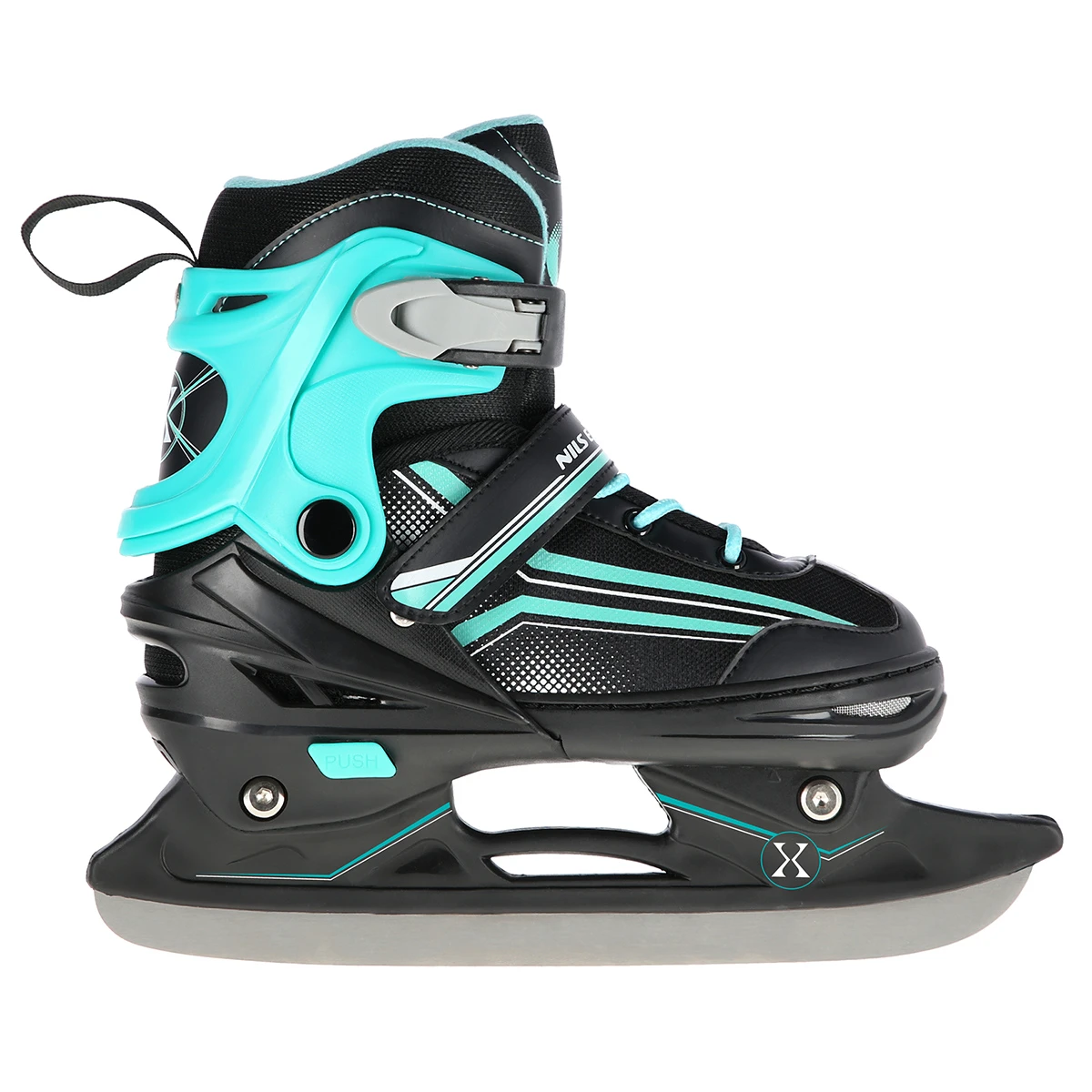 2in1 (rull)uisud NILS EXTREME NH18190 In-line Skates/Hockey Ice Skates, M (34-38) Black/Blue - Image 2