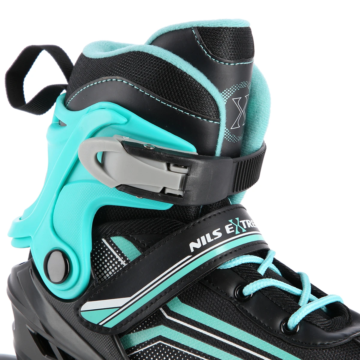 2in1 (rull)uisud NILS EXTREME NH18190 In-line Skates/Hockey Ice Skates, M (34-38) Black/Blue - Image 4