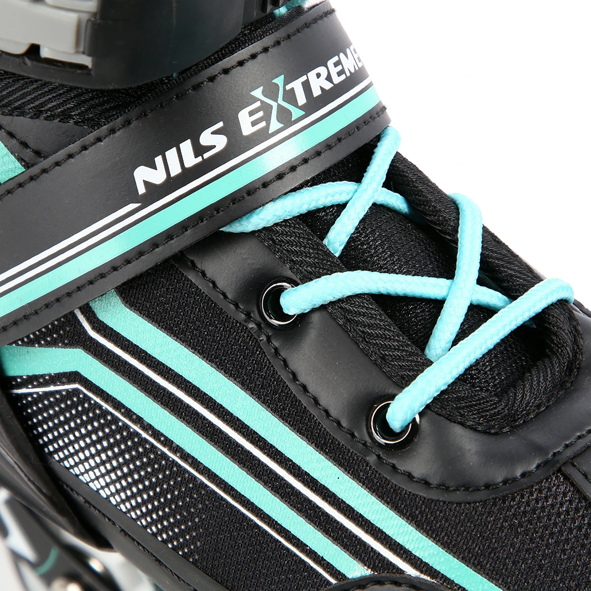 2in1 (rull)uisud NILS EXTREME NH18190 In-line Skates/Hockey Ice Skates, M (34-38) Black/Blue - Image 5