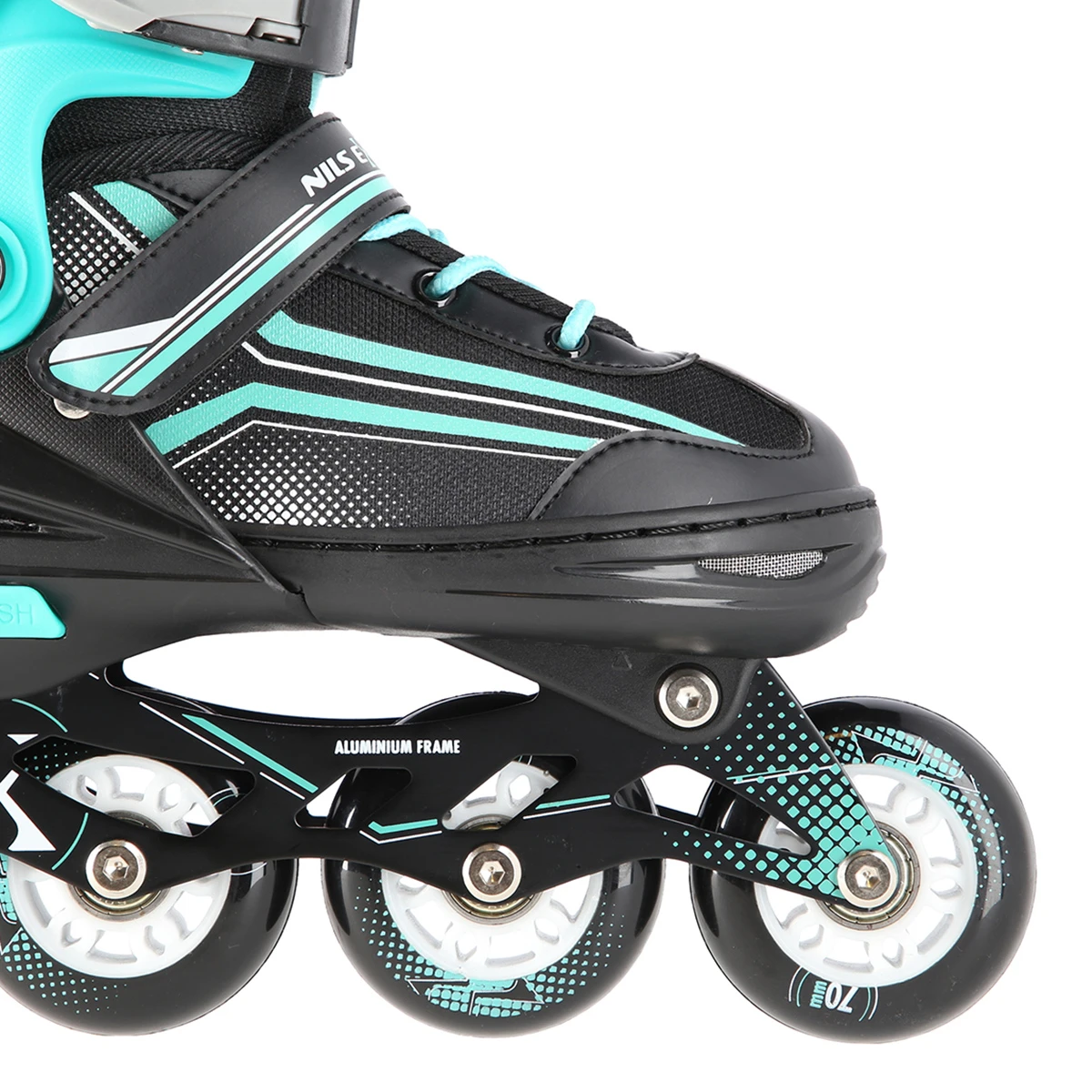 2in1 (rull)uisud NILS EXTREME NH18190 In-line Skates/Hockey Ice Skates, M (34-38) Black/Blue - Image 6