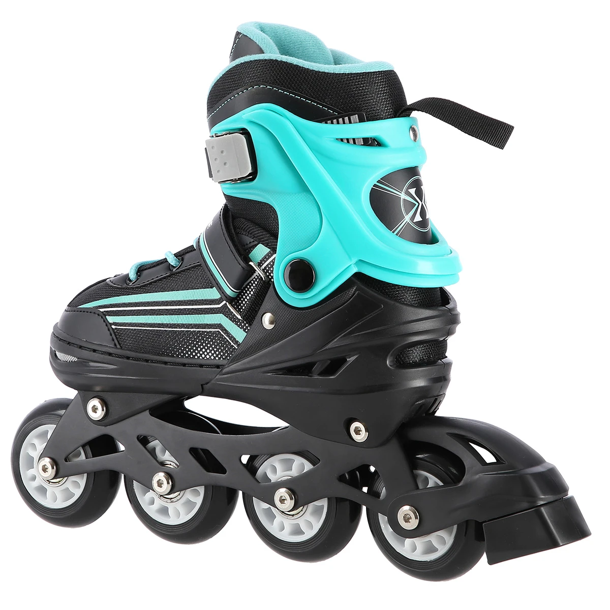 2in1 (rull)uisud NILS EXTREME NH18190 In-line Skates/Hockey Ice Skates, M (34-38) Black/Blue - Image 9
