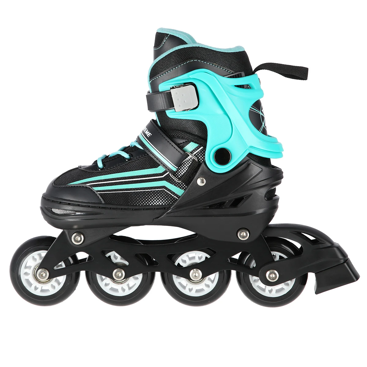 2in1 (rull)uisud NILS EXTREME NH18190 In-line Skates/Hockey Ice Skates, M (34-38) Black/Blue - Image 10