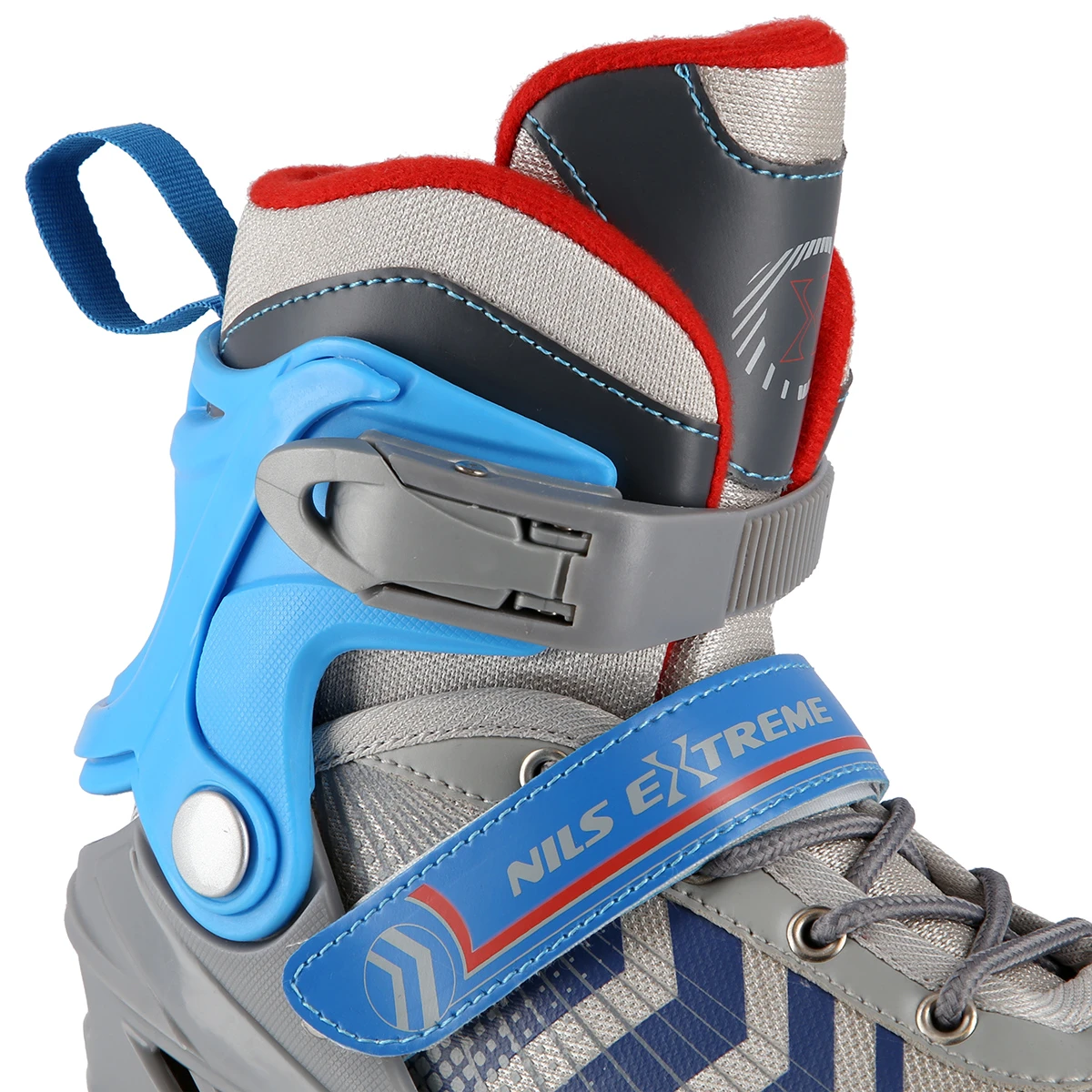 4in1 (rull)uisud NILS EXTREME NH18192 In-line Skates/Hockey Ice Skates, S (29-33), Grey/Blue - Image 9