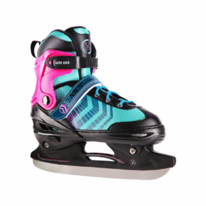 4in1 (rull)uisud NILS EXTREME NH18192 In-line Skates/Hockey Ice Skates, S (29-33), Black/Violet
