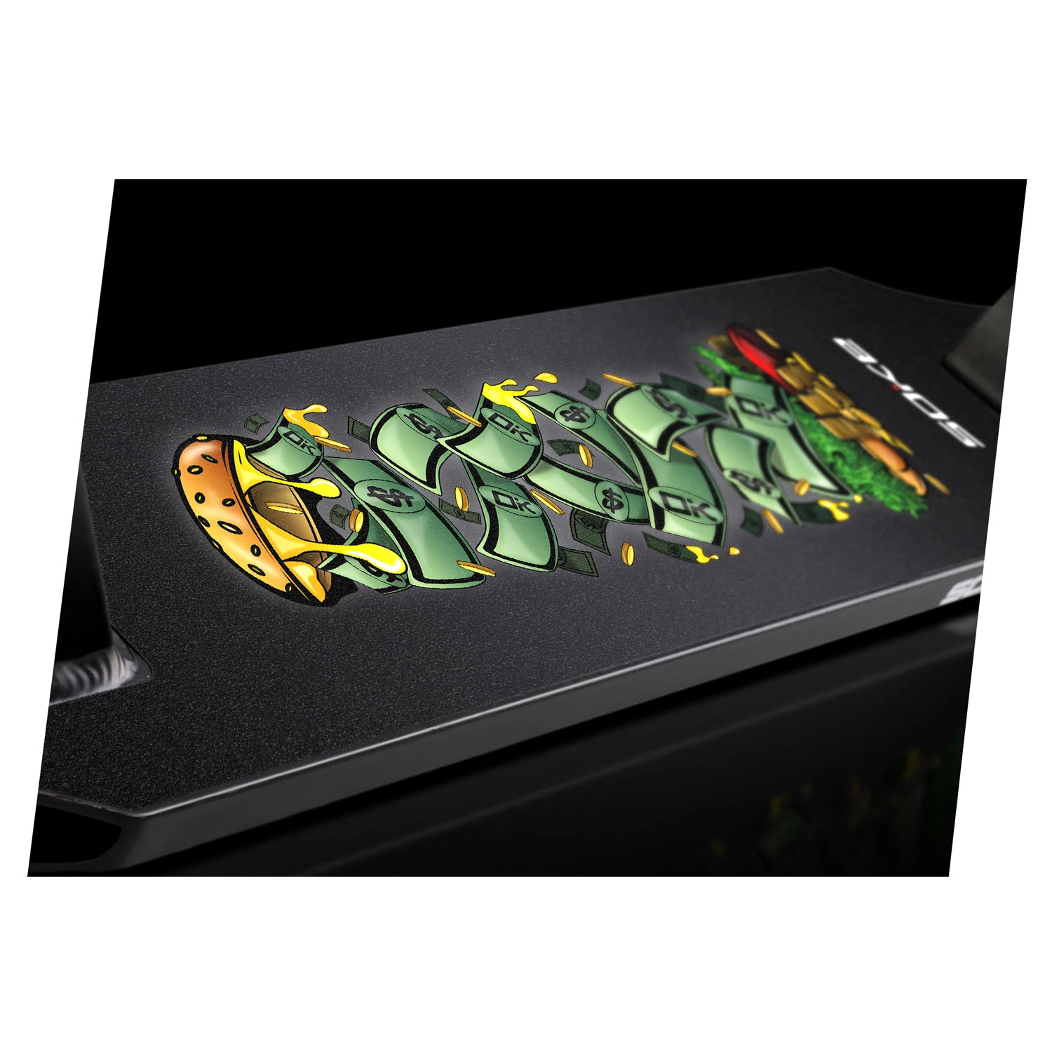 Trikitõukeratas SOKE PRO must-kuldne - Image 4