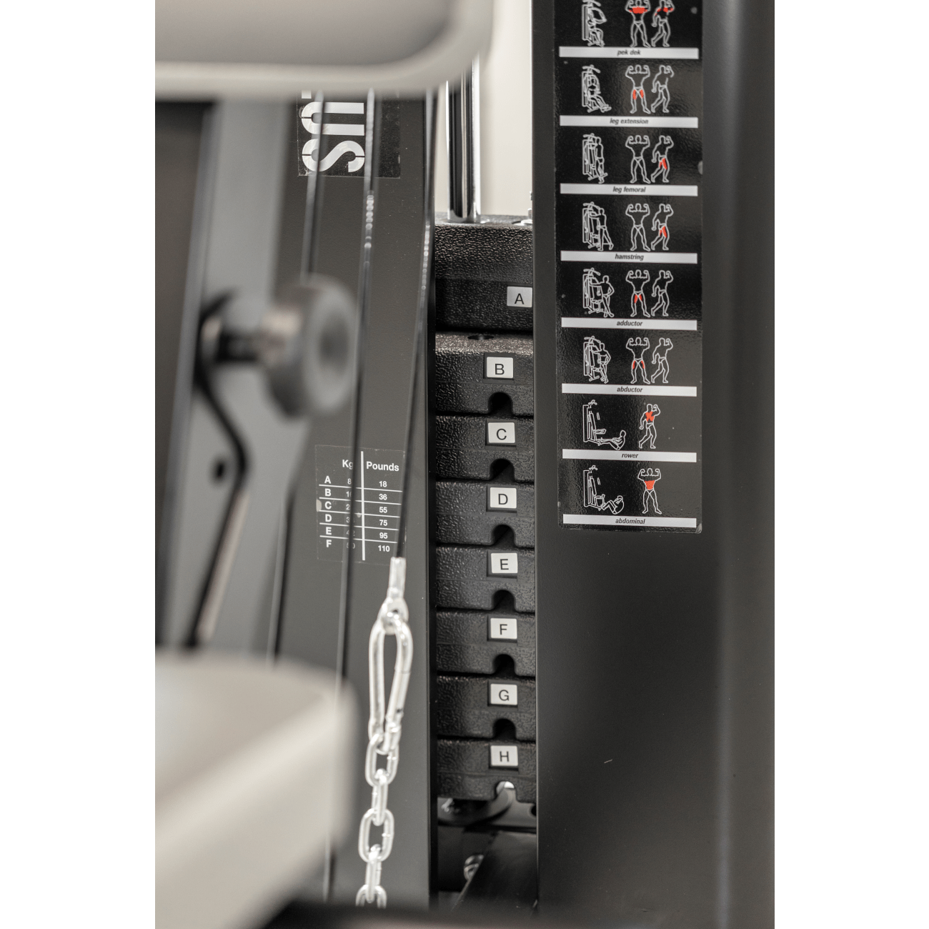 Jõujaam BH FITNESS Multigym Plus Black - Image 9