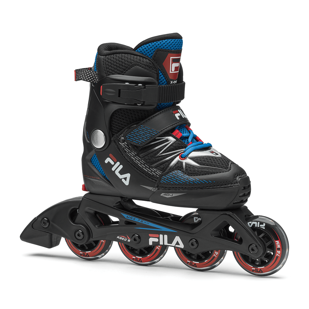 Laste rulluisud FILA X-One, Black/Blue/Red (XL) - Image 6