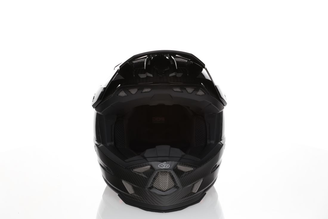 6D ATR-3 Solid Helmet FIM, Matte Black - Image 4