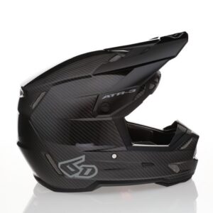 6D ATR-3 Solid Helmet FIM, Gloss Black