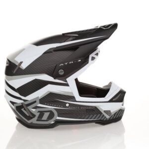 6D ATR-3 Rival Helmet FIM, Matte White