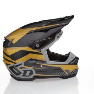 6D ATR-3 Rival Helmet FIM, Gloss Gold