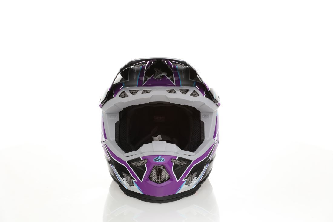 6D ATR-3 Reflex Helmet FIM, Purple - Image 4