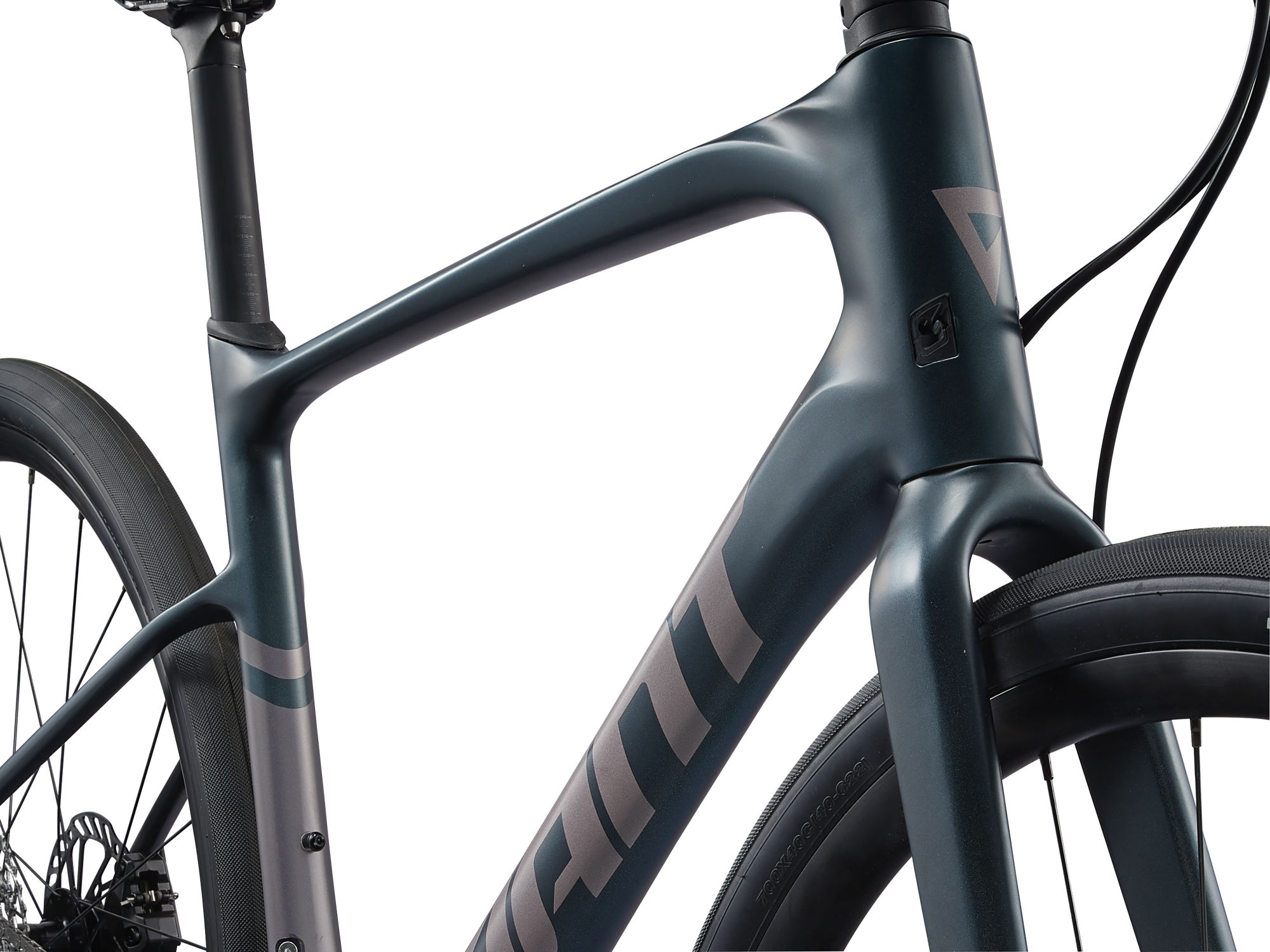 Maanteeratas GIANT FastRoad AR Advanced 1, Asphalt Green (S) - Image 3