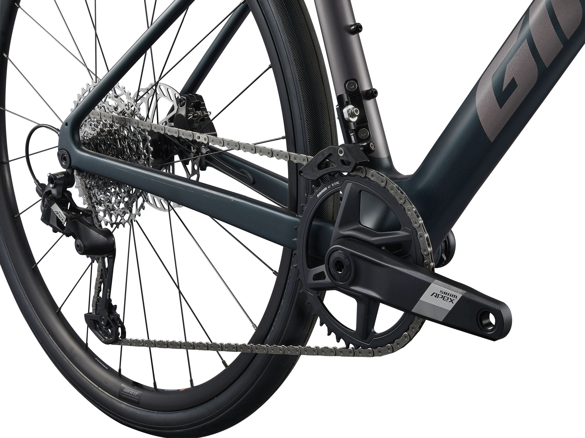 Maanteeratas GIANT FastRoad AR Advanced 1, Asphalt Green (S) - Image 4