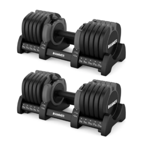 Reguleeritavad hantlid HAMMER StrongLock 8.0, 4-23 kg