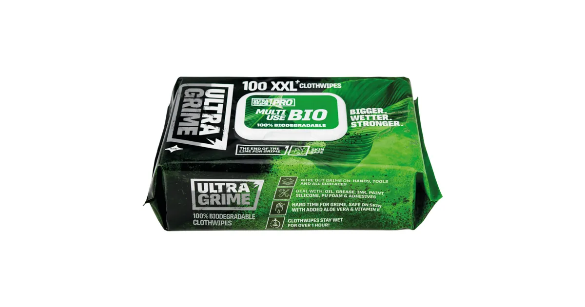 ULTRAGRIME PRO BIO UNIVERSAALSED PUHASTUSLAPID 100TK/PAKK