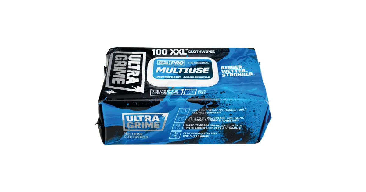 ULTRAGRIME UNIVERSAALSED PUHASTUSLAPID 100TK/PAKK