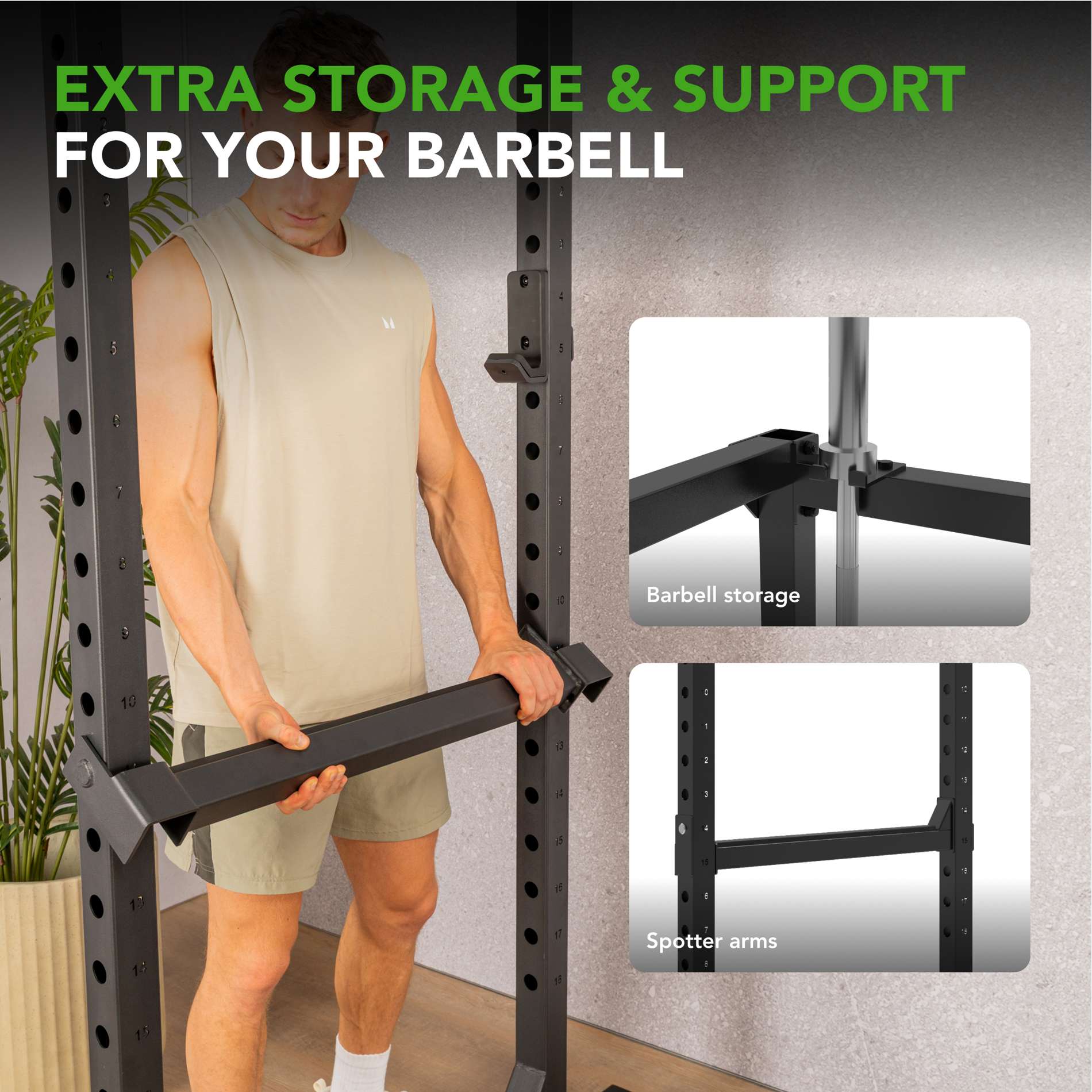 Kükipuur TUNTURI PR60 Power Rack - Image 6