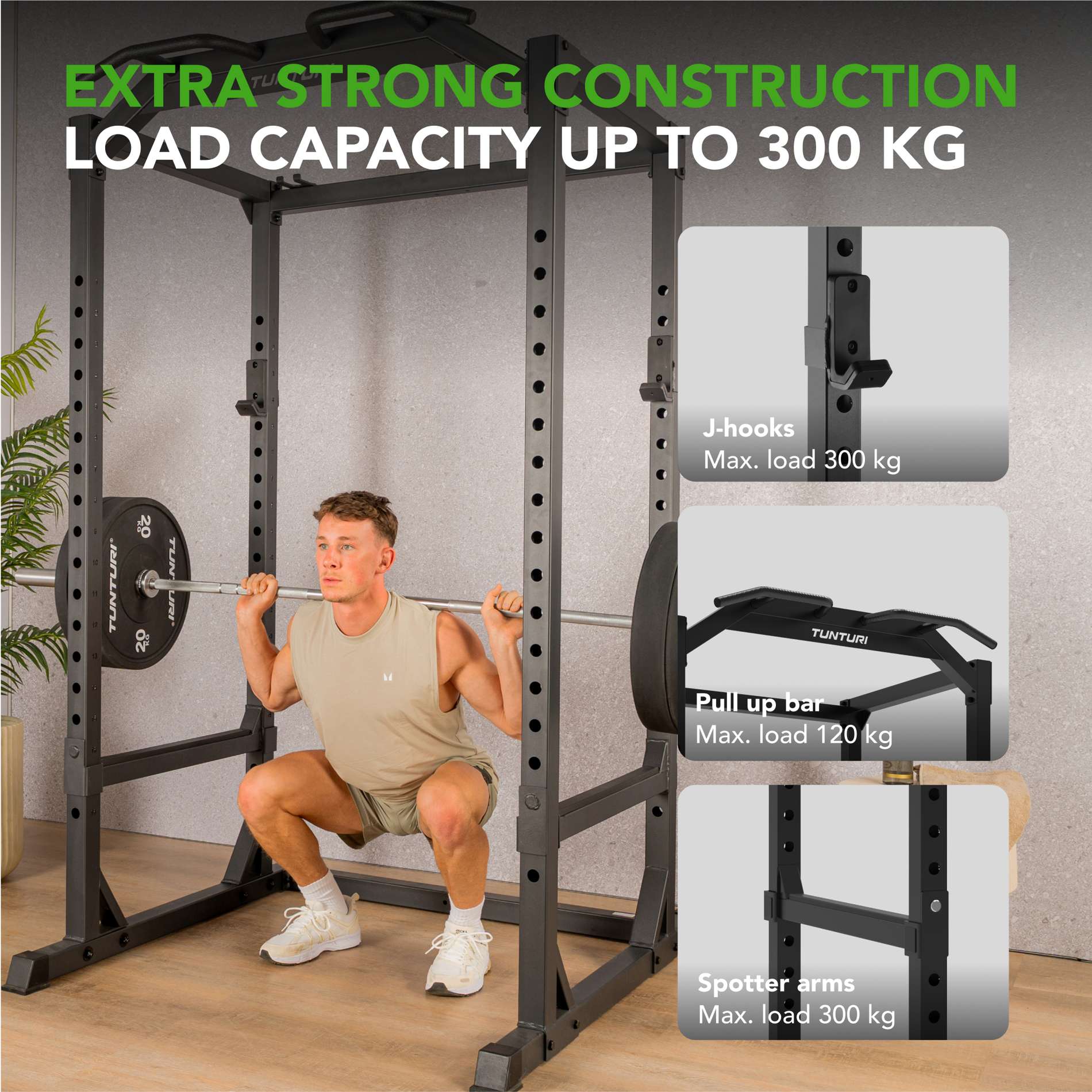 Kükipuur TUNTURI PR60 Power Rack - Image 5