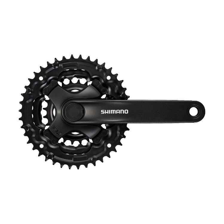 Vändakomplekt Shimano 6/7/8-Speed Black FC-TY301 48/38/28T 170mm