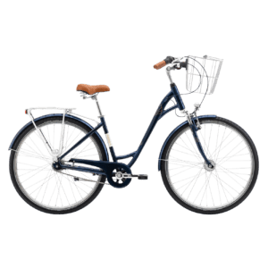 Jalgratas ROMET Art Deco Lux, esikorviga, sinine (L)