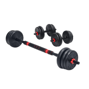 Hantlite ja tõstekangikomplekt CHRISTOPEIT 2-in-1 Dumbbell Set 15kg