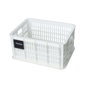 Pakiraamikorv BASIL Crate S, 17,5 L, valge