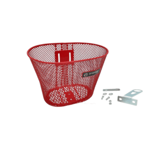 Esikorv lasterattale SPENCER, 16"-24" metallist, punane