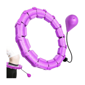 Masseeriv hularõngas raskusega Smart Hula Hoop M1, lilla