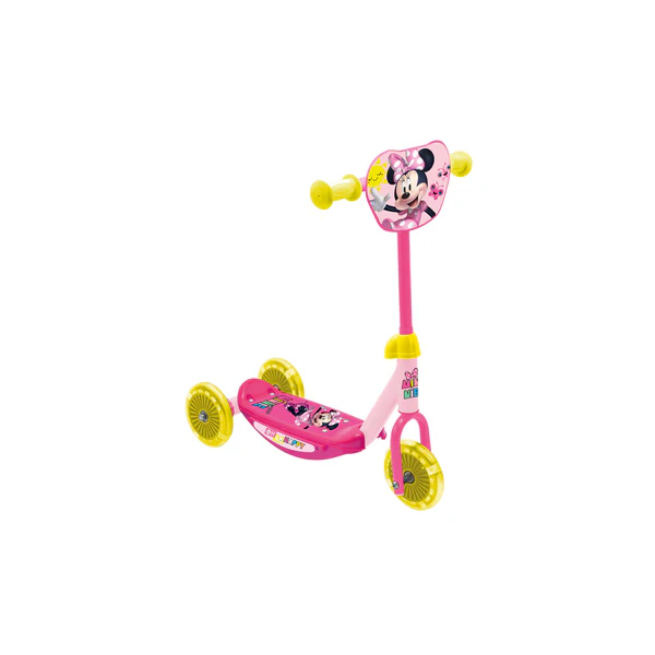 Laste tõukeratas Minnie, roosa-kollane