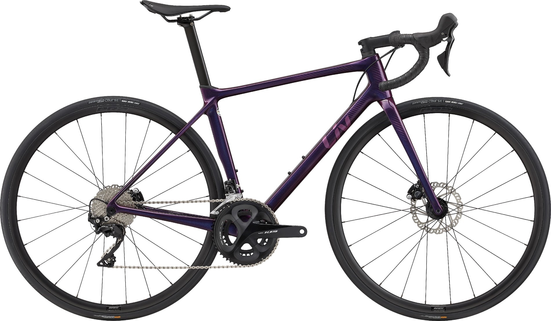 Maanteeratas LIV Langma Advanced 2 Disc, Chameleon Purple (M)